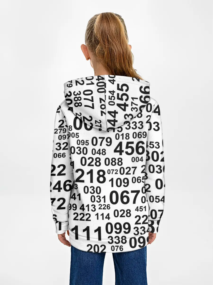 Детское худи / ИГРА В КАЛЬМАРА, ЧИСЛА ИГРОКОВ