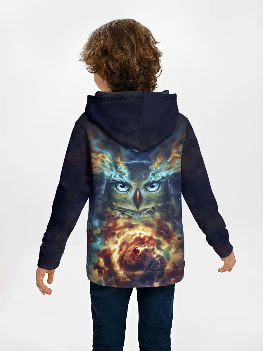 Детское худи / Сова Космос