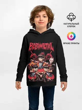 Детское худи / Метал малышки в деле