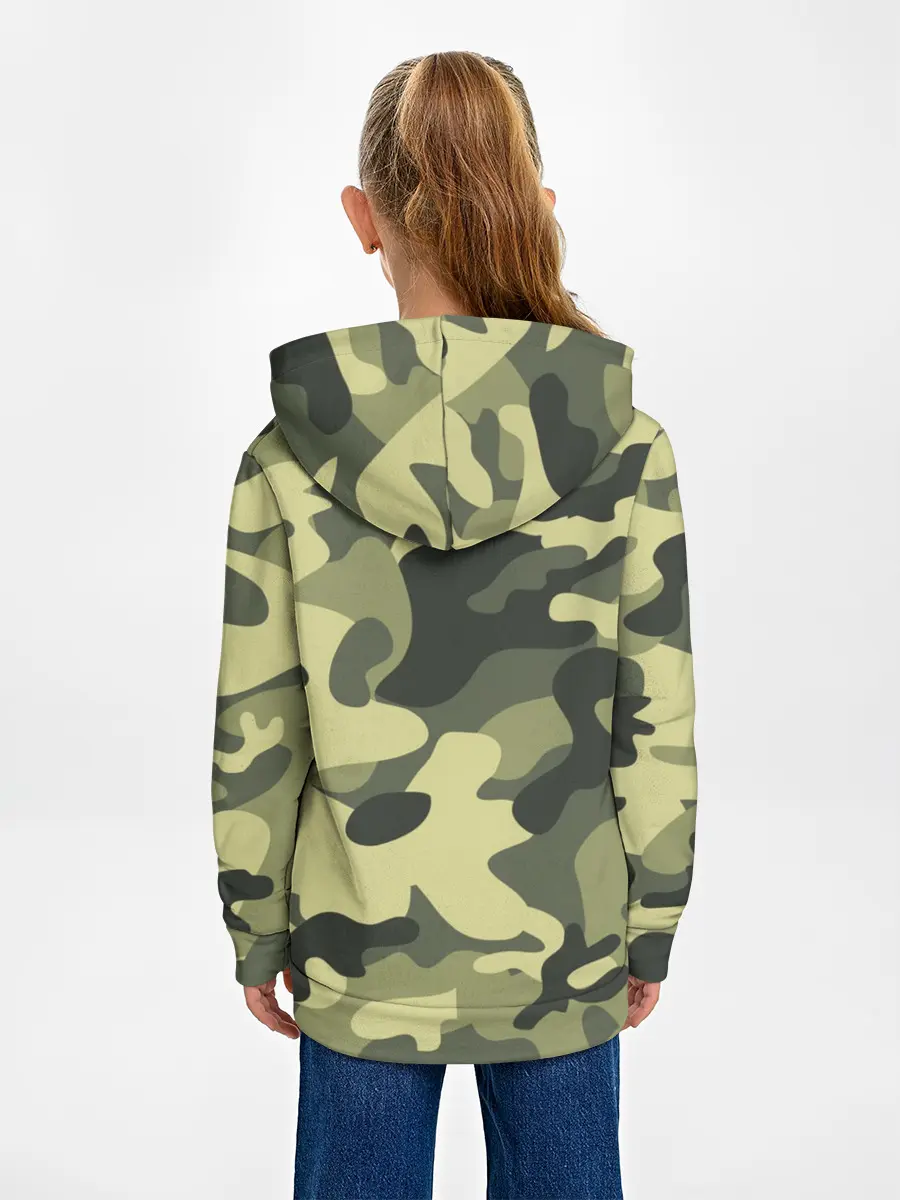 Детское худи / Камуфляж Хаки