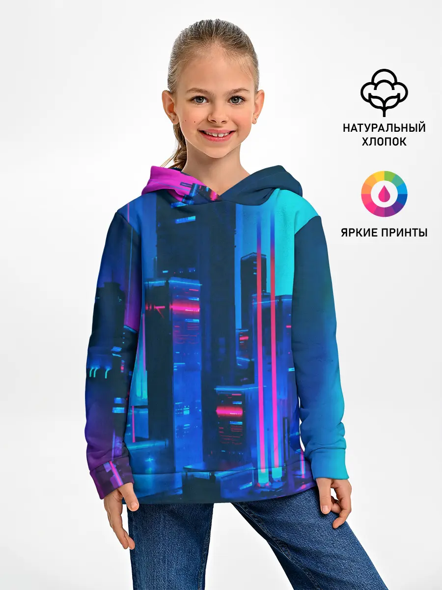 Детское худи / НОЧНОЙ ГОРОД