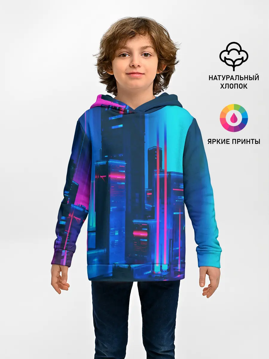 Детское худи / НОЧНОЙ ГОРОД