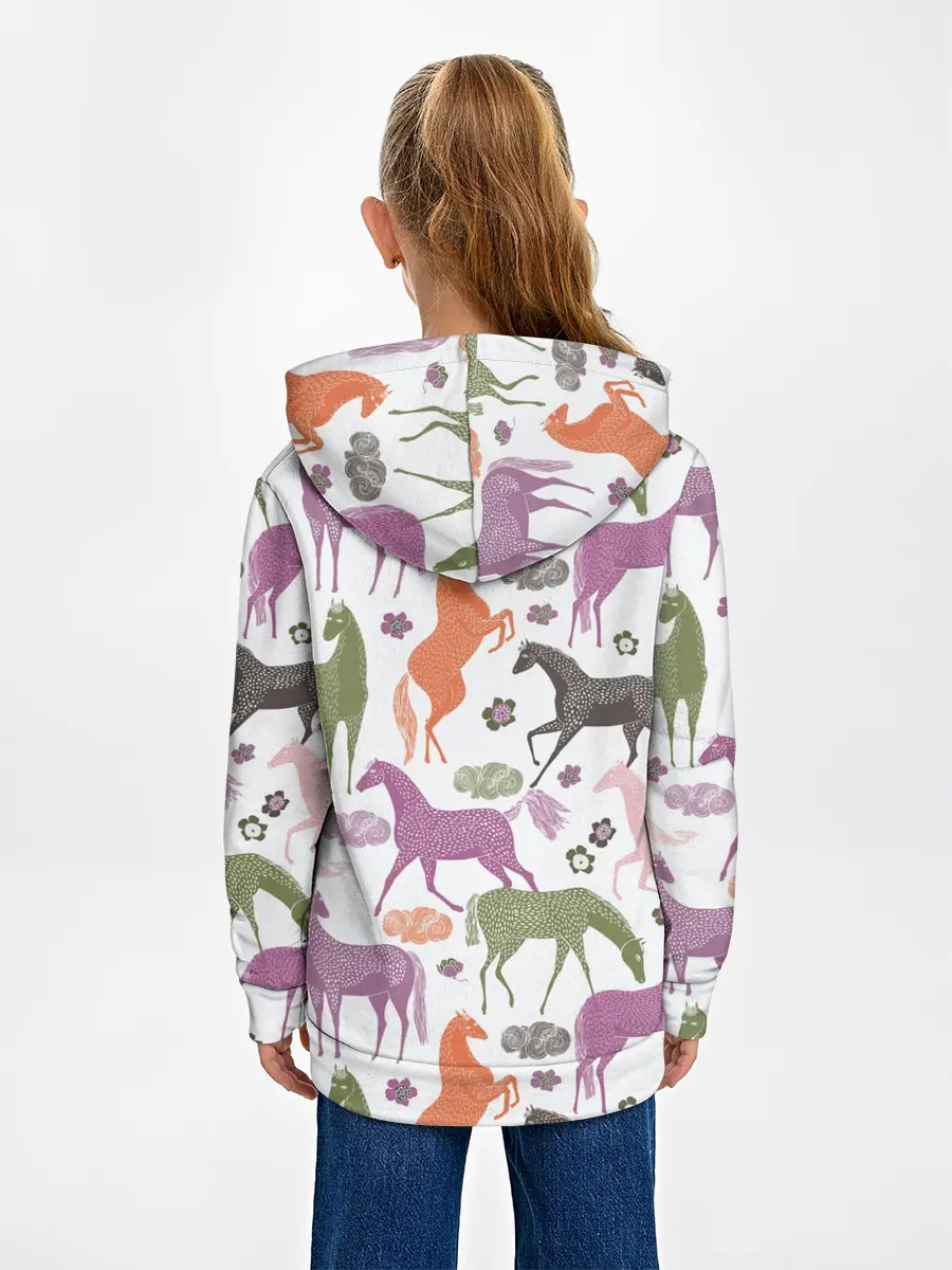 Детское худи / лошадки