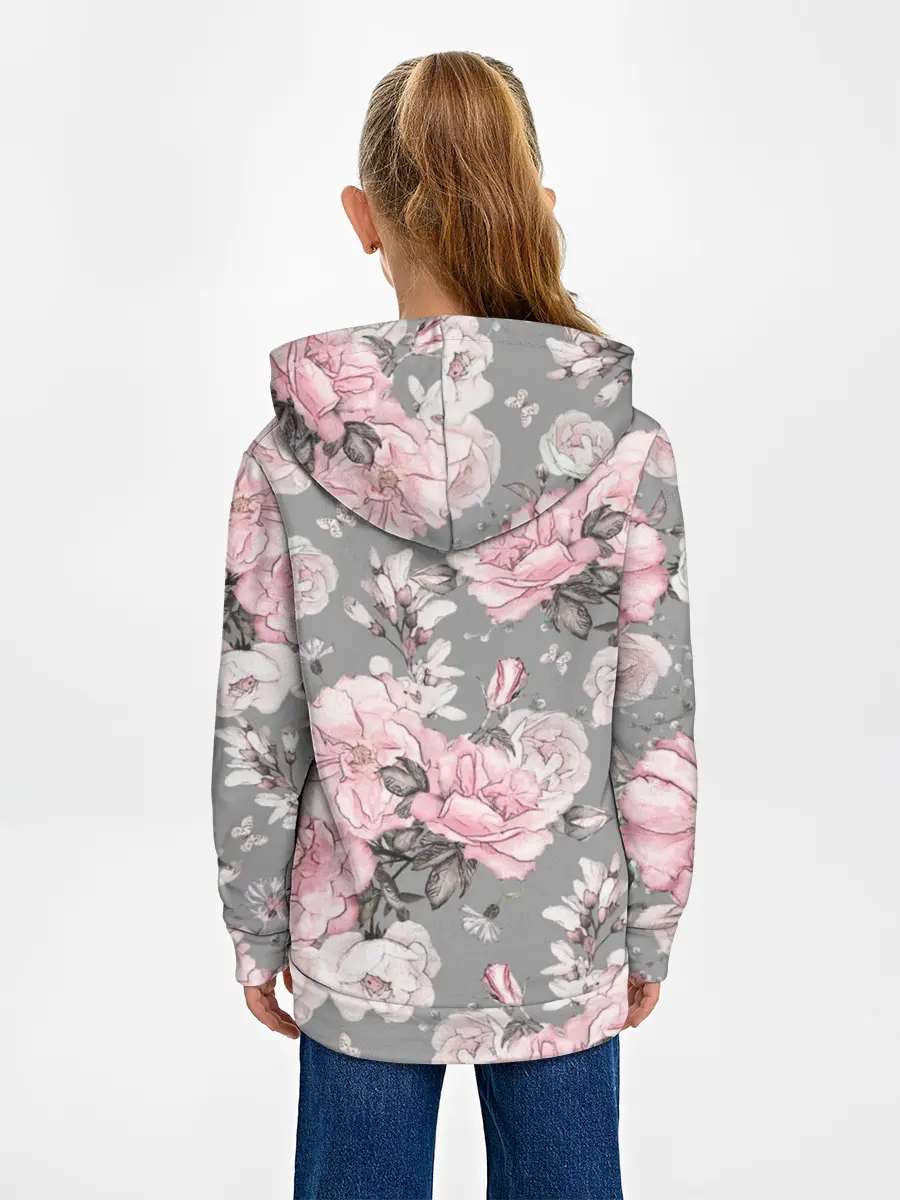 Детское худи / Розовые розы