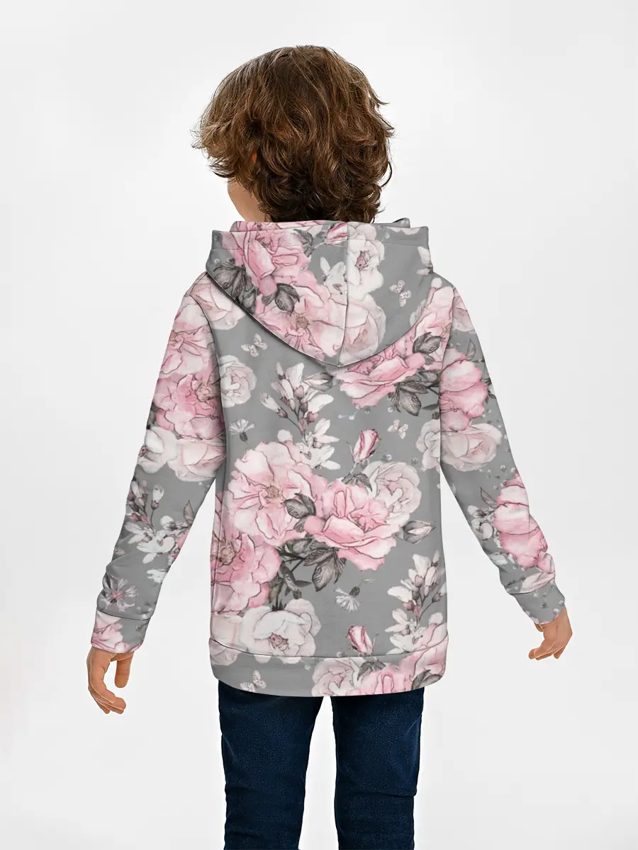 Детское худи / Розовые розы