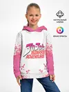 Детское худи / Лого джоджо розовые брызги
