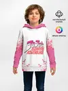 Детское худи / Лого джоджо розовые брызги
