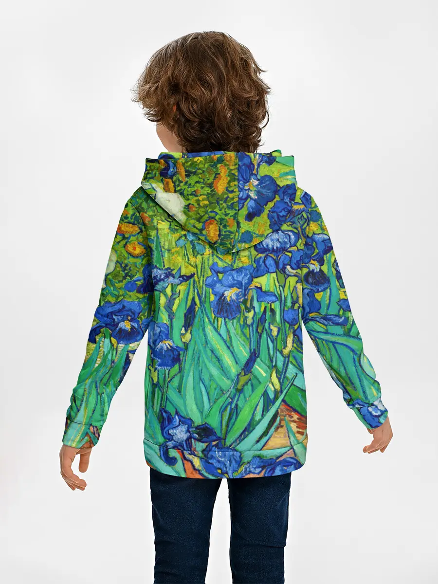 Детское худи / Ирисы Ван Гога
