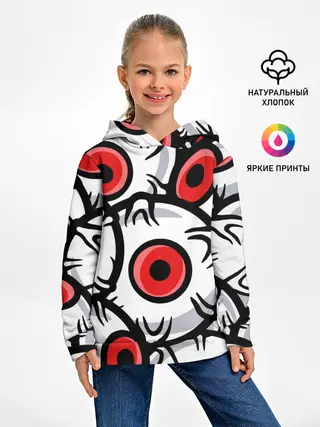 Детское худи / ГЛАЗА ЗЛОДЕЯ | RED EYES