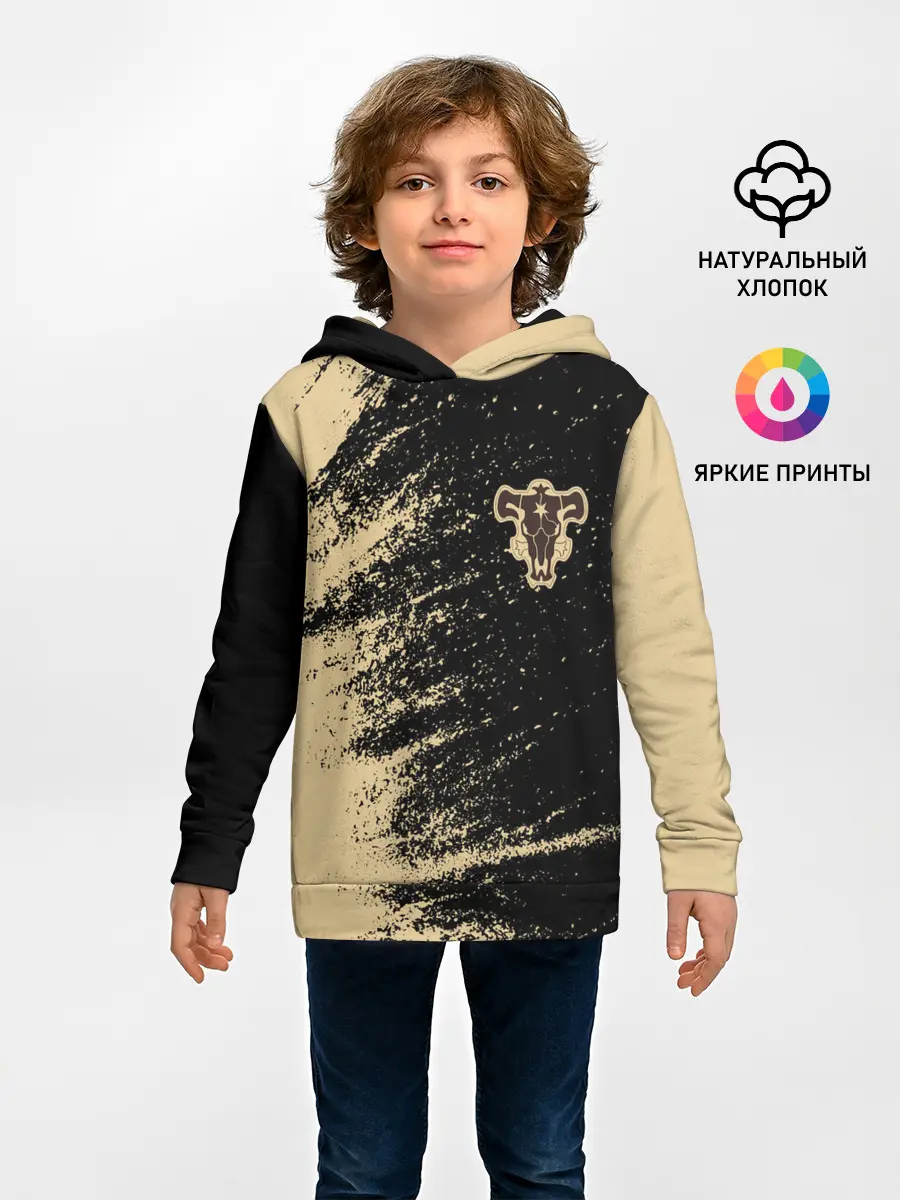 Детское худи / Black clover bull.