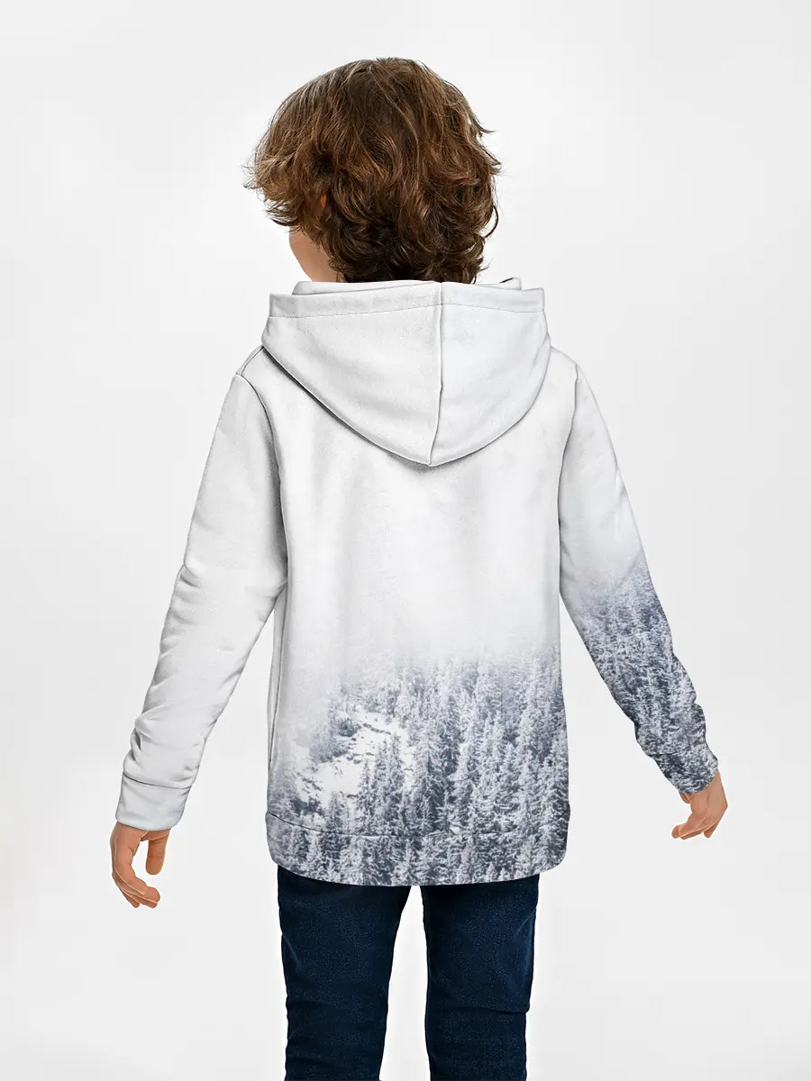 Детское худи / зимний лес