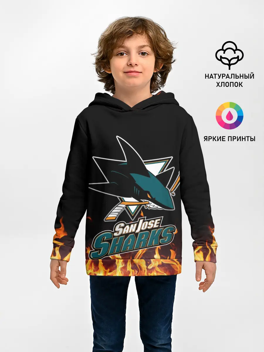 Детское худи / Сан-Хосе Шаркс
