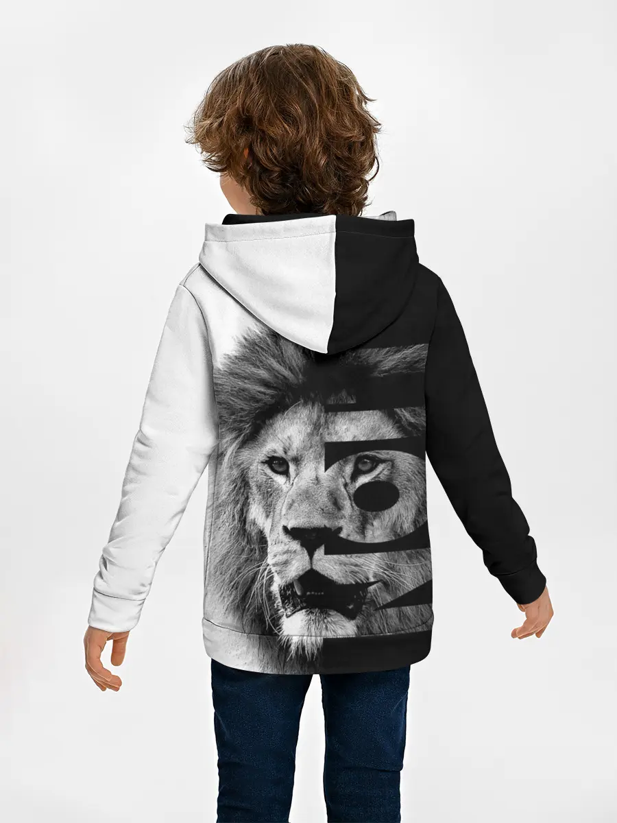 Детское худи / Лев царь зверей