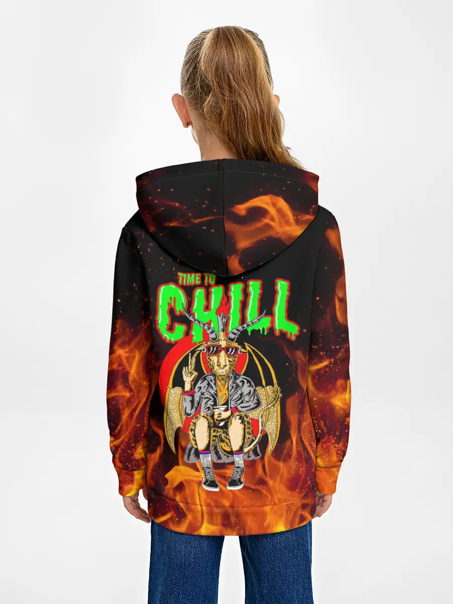 Детское худи / Time to chill in fire
