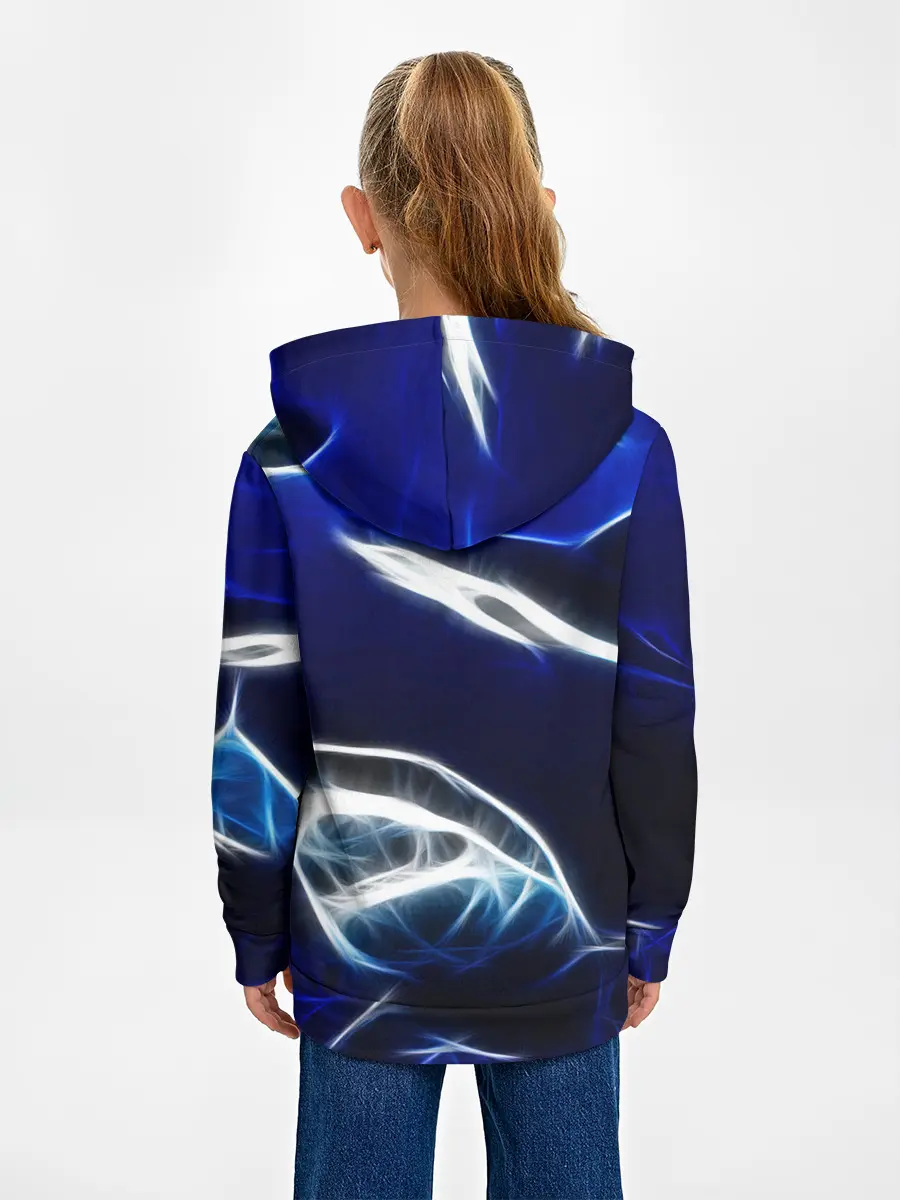 Детское худи / ДЕЛЬФИН В МОРЕ.