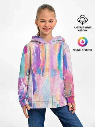 Детское худи / ПЕРЬЯ
