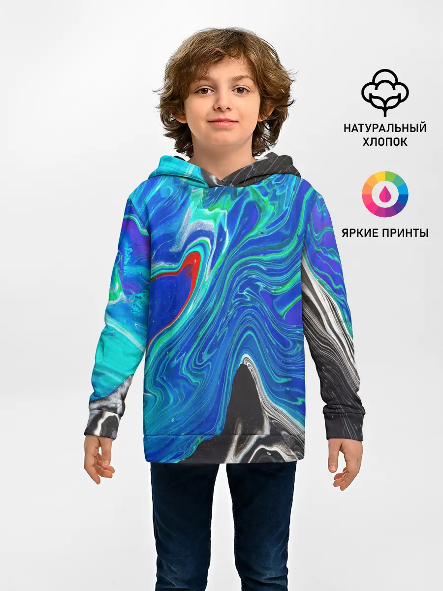 Детское худи / КИСЛОТНЫЙ АКРИЛ