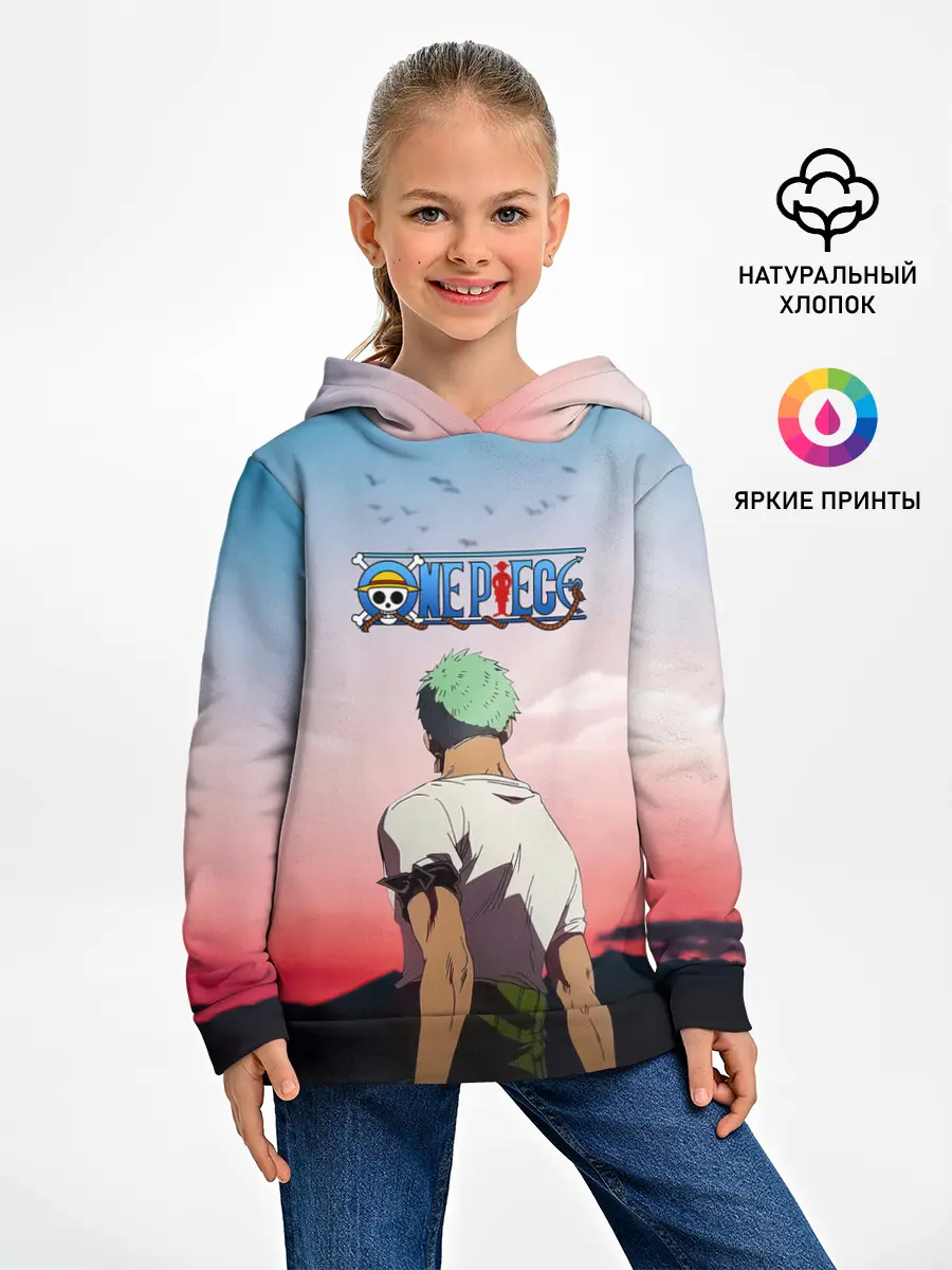 Детское худи / Ророноа Зоро эпичный One Piece