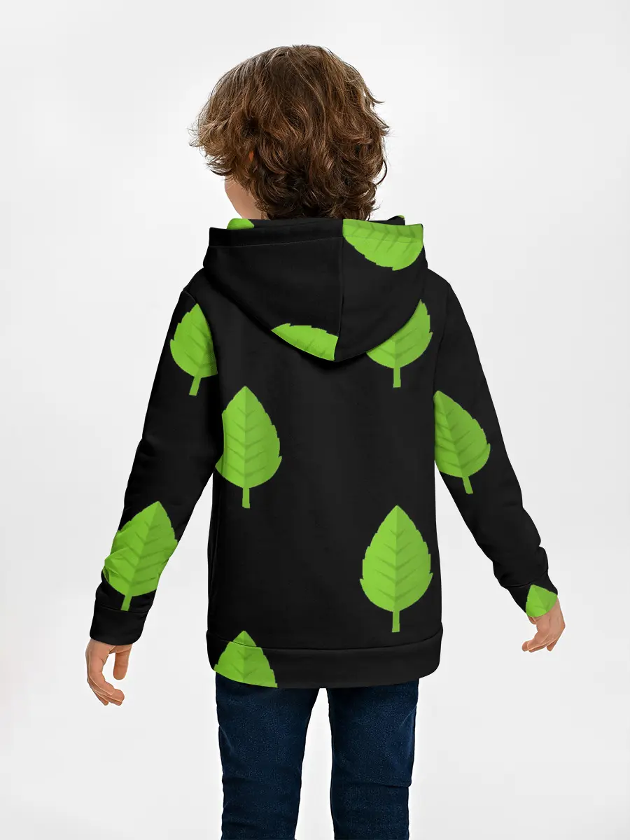 Детское худи / Птица и листочек