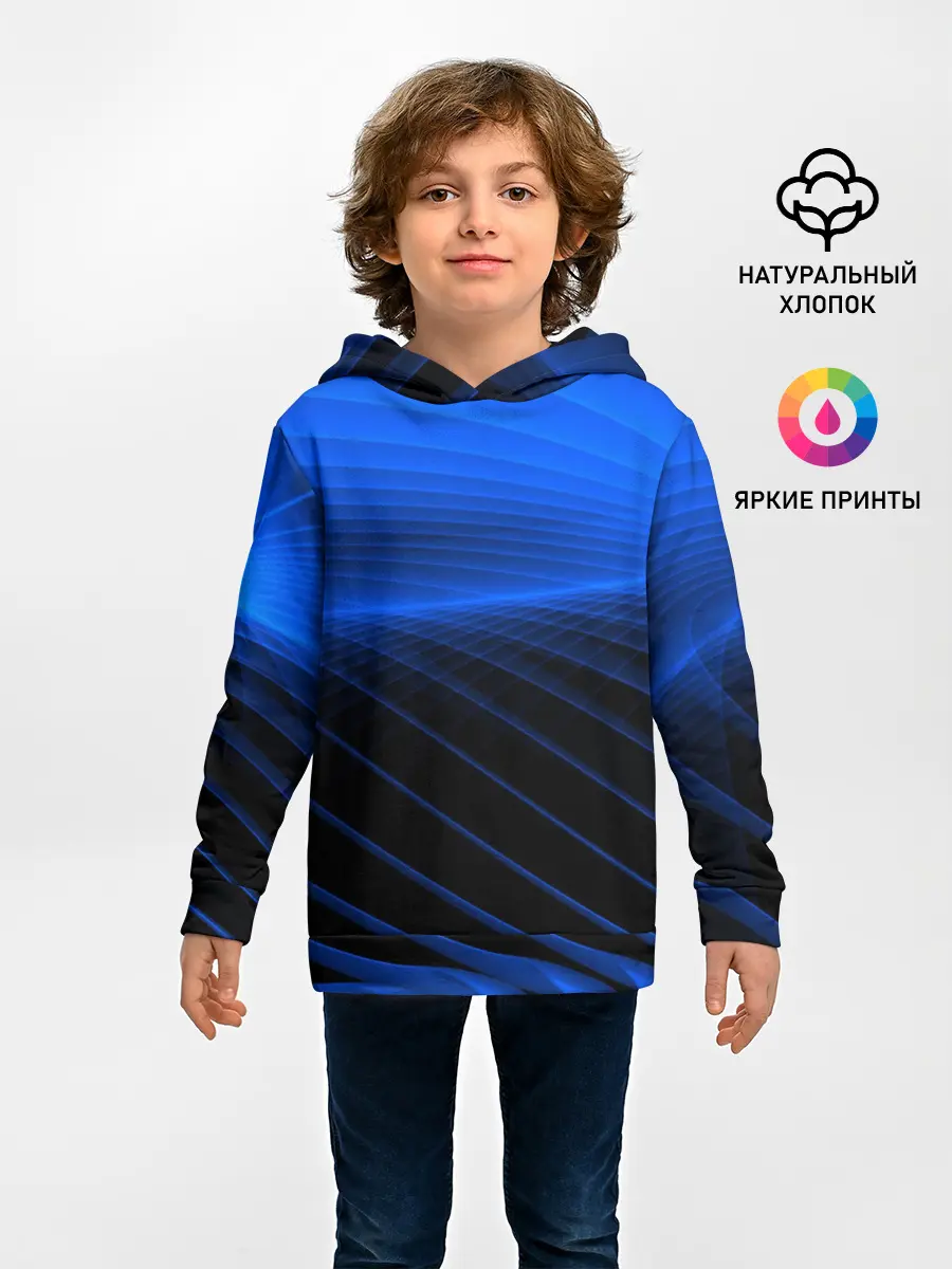 Детское худи / Неоновые лучи