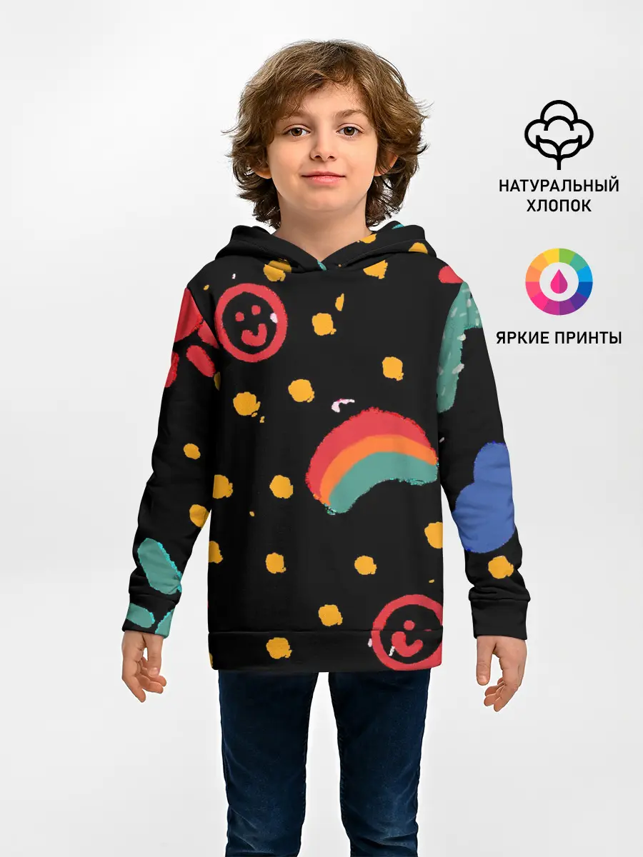 Детское худи / красочное детство