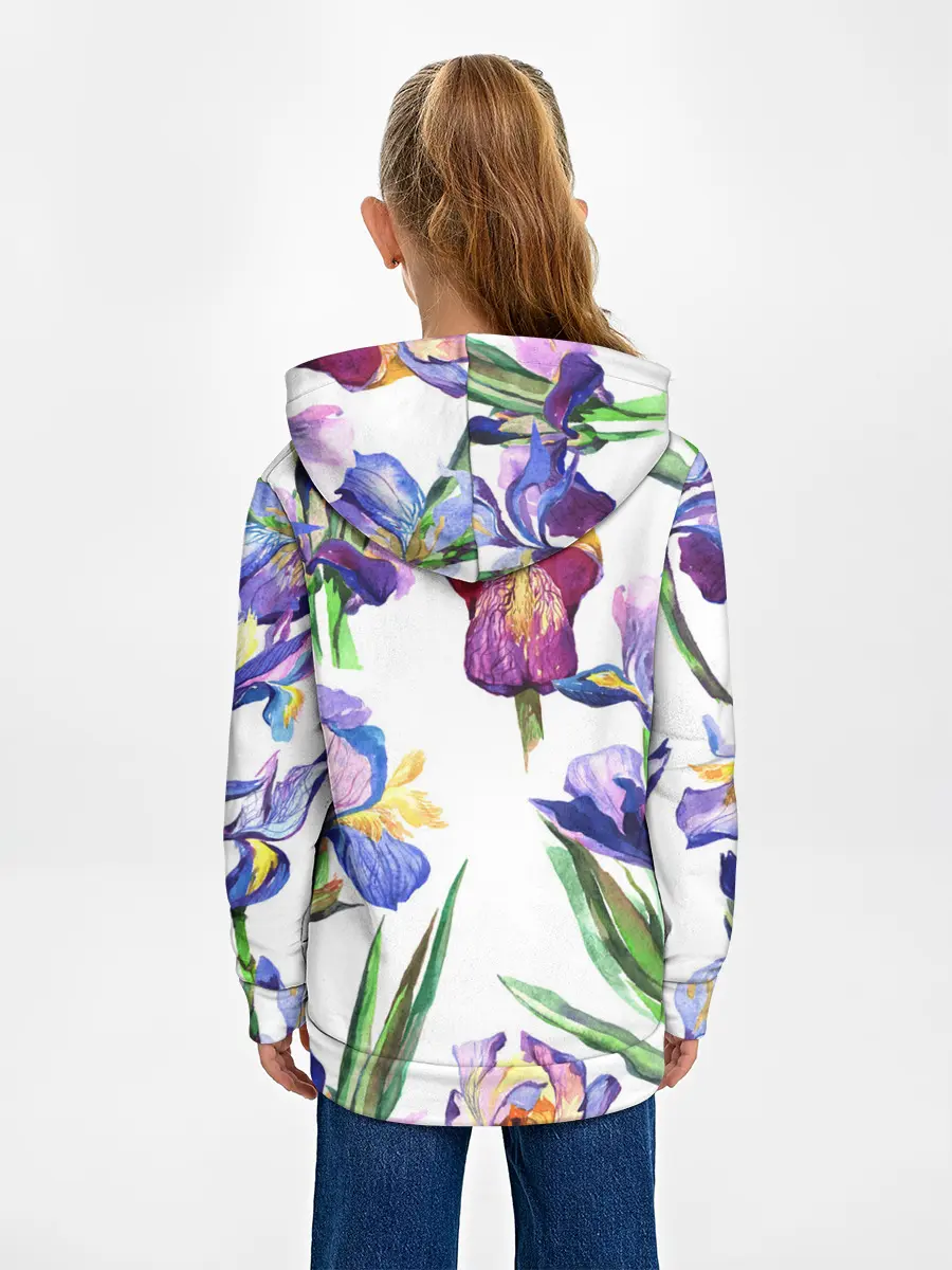 Детское худи / Ирисы