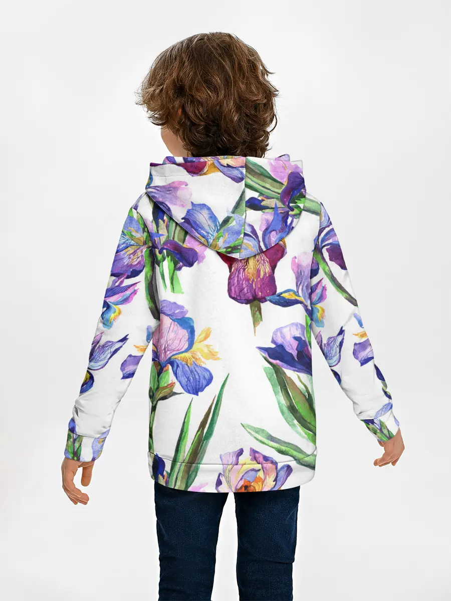 Детское худи / Ирисы