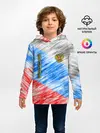 Детское худи / Российский флаг с гербом