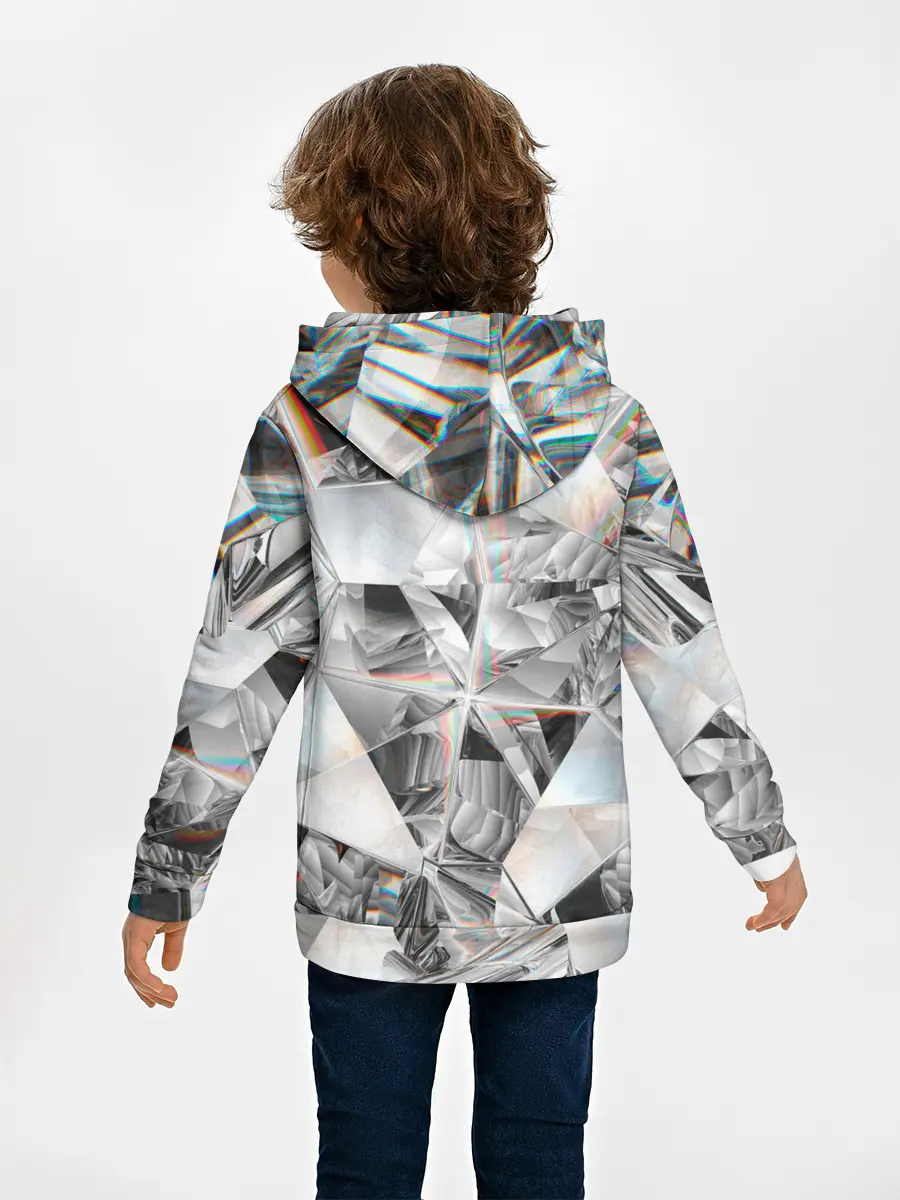 Детское худи / зеркальный калейдоскоп