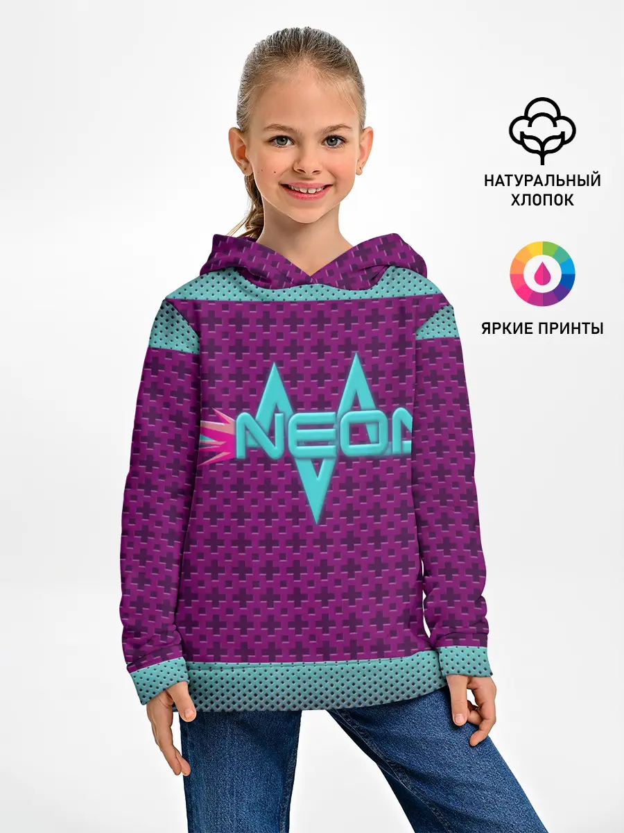 Детское худи / Неоновый гонщик