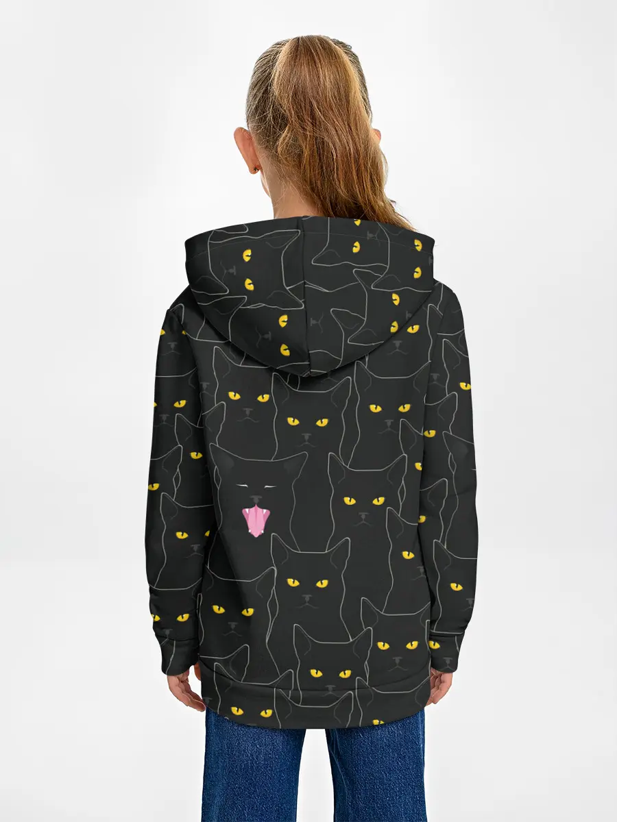 Детское худи / Чёрные коты