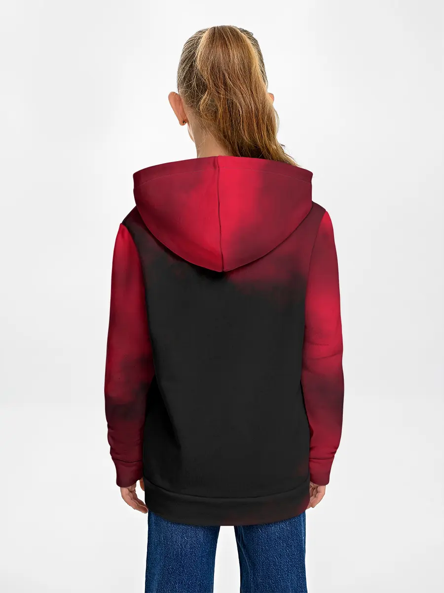 Детское худи / Черные быки демонические глаза