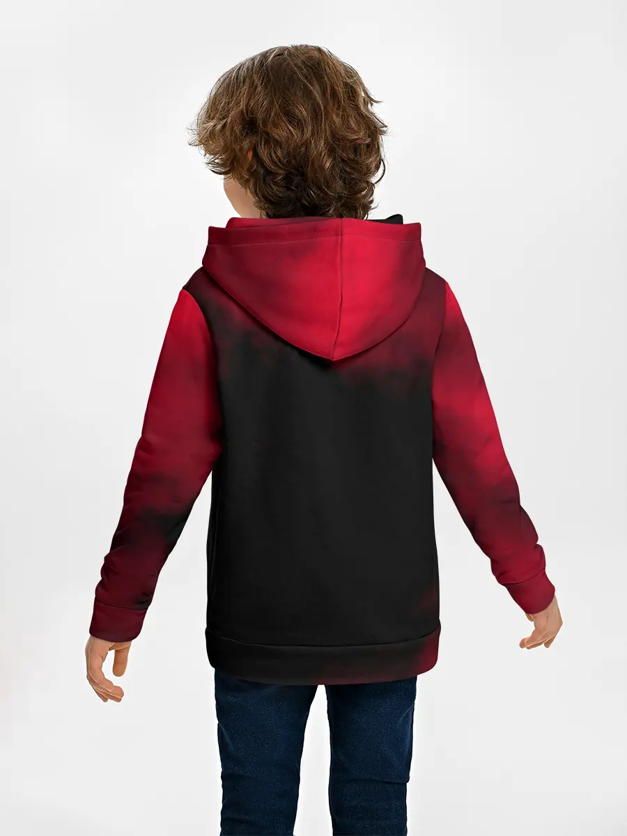 Детское худи / Черные быки демонические глаза