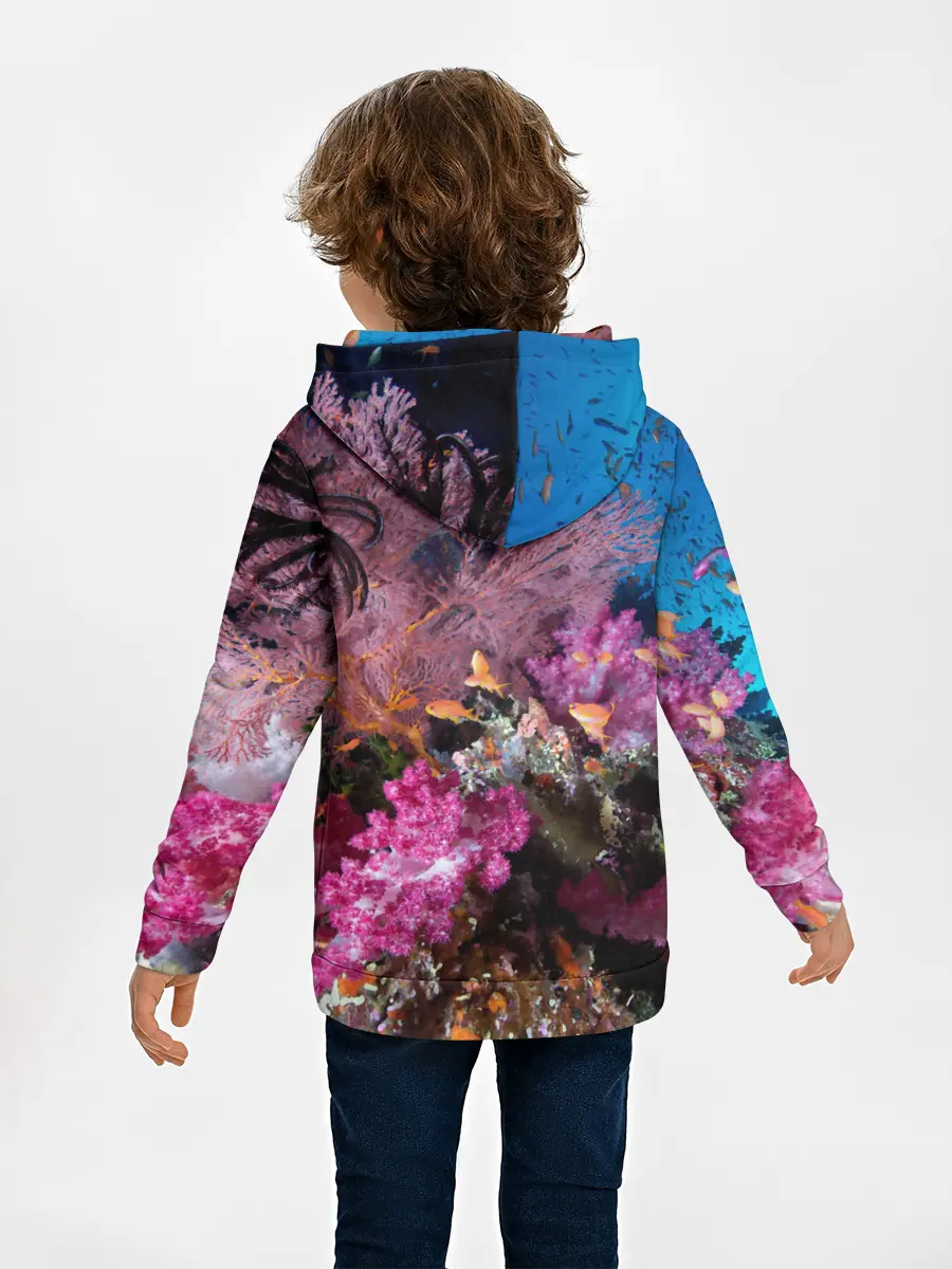 Детское худи / Коралловые рыбки