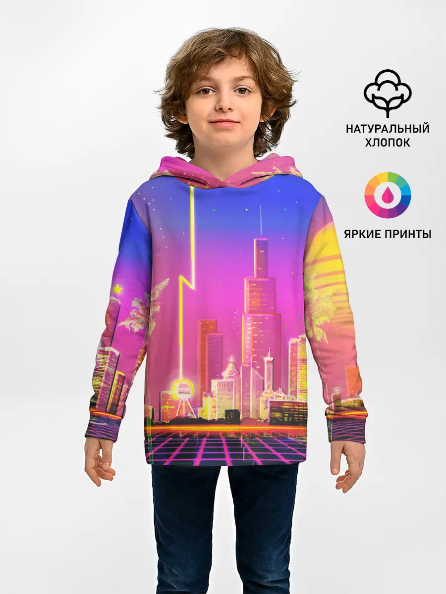 Детское худи / КИБЕР ГОРОД