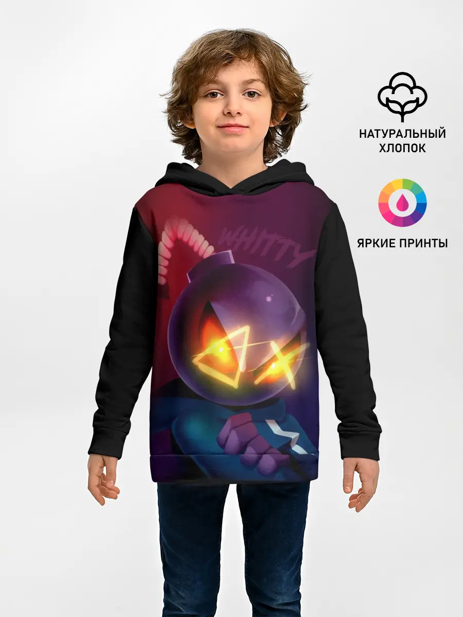 Детское худи / витти на темном фоне