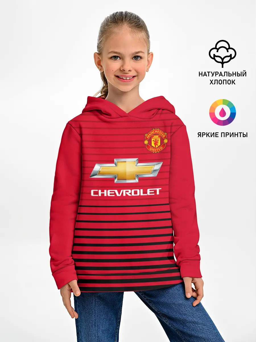 Детское худи / Man United Форма Home 18/19