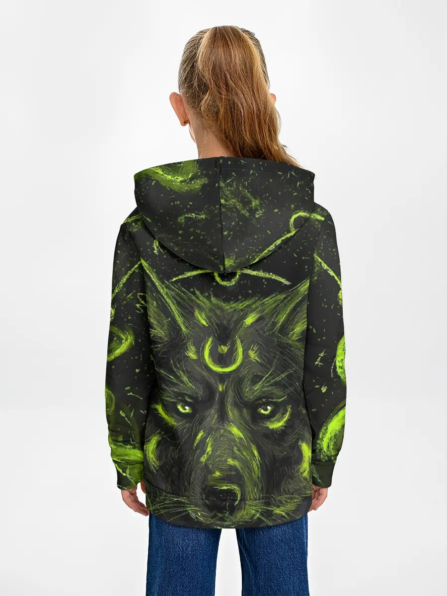 Детское худи / Эзотерический Волк