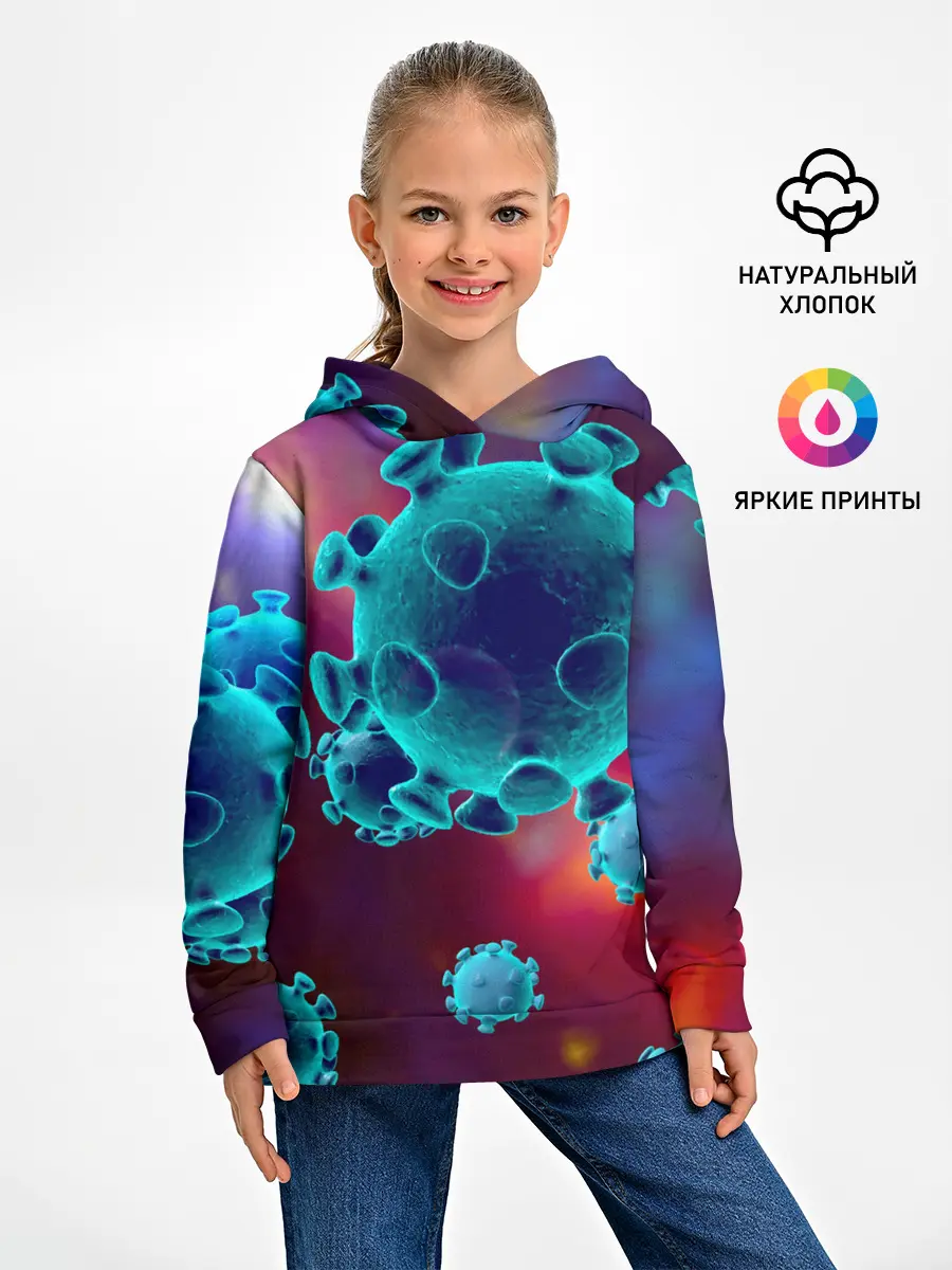 Детское худи / Коронавирус