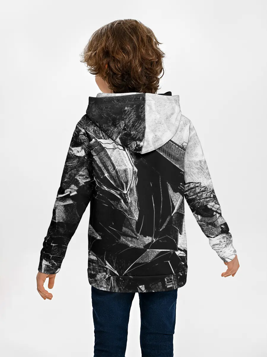 Детское худи / BERSERK Ч/Б | БЕРСЕРК