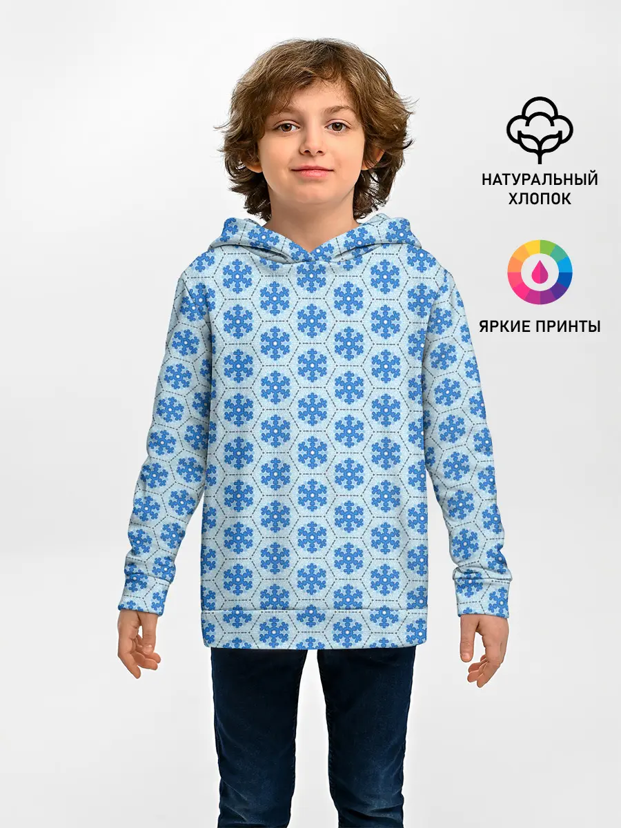 Детское худи / Снежинки