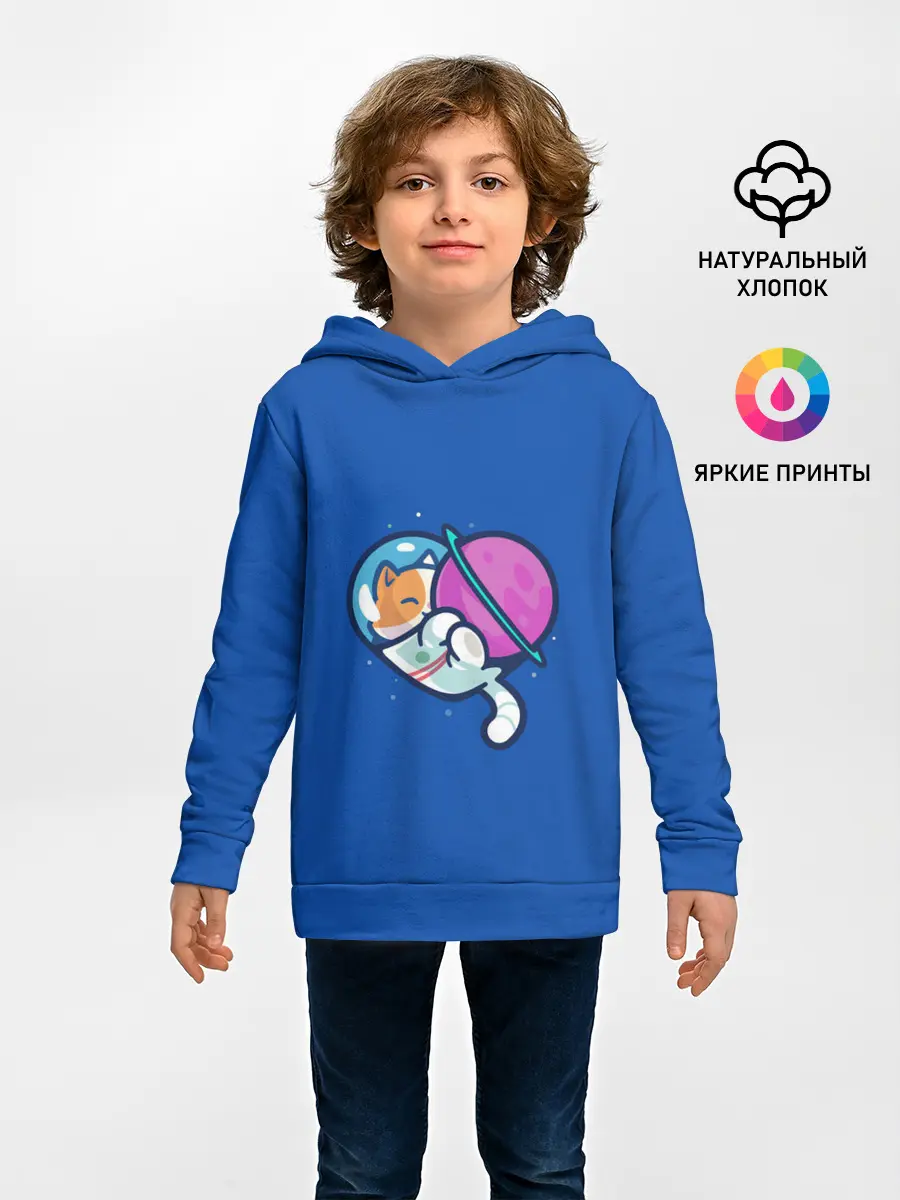 Детское худи / Кот космонавт
