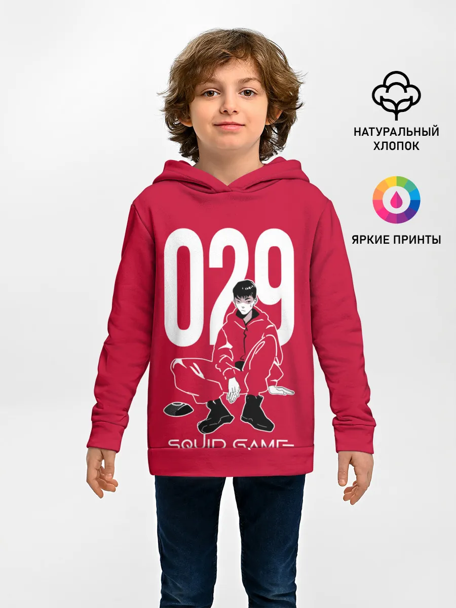 Детское худи / Squid game: guard 029/policeman