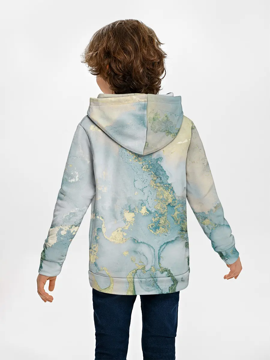 Детское худи / Абстрактный мрамор