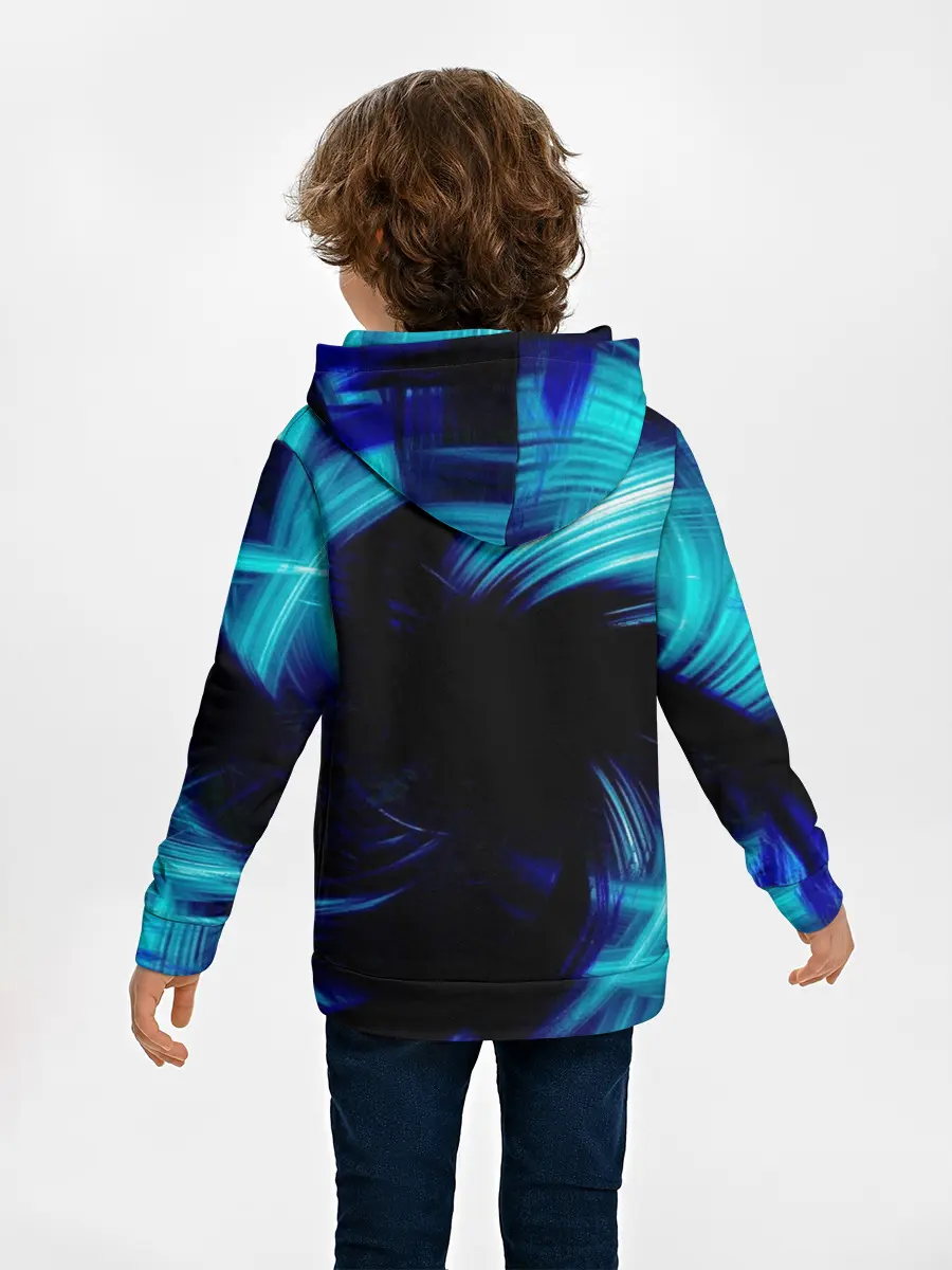 Детское худи / Неоновый вихрь