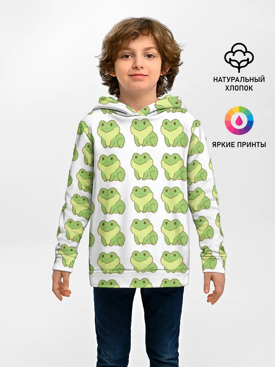 Детское худи / лягушки