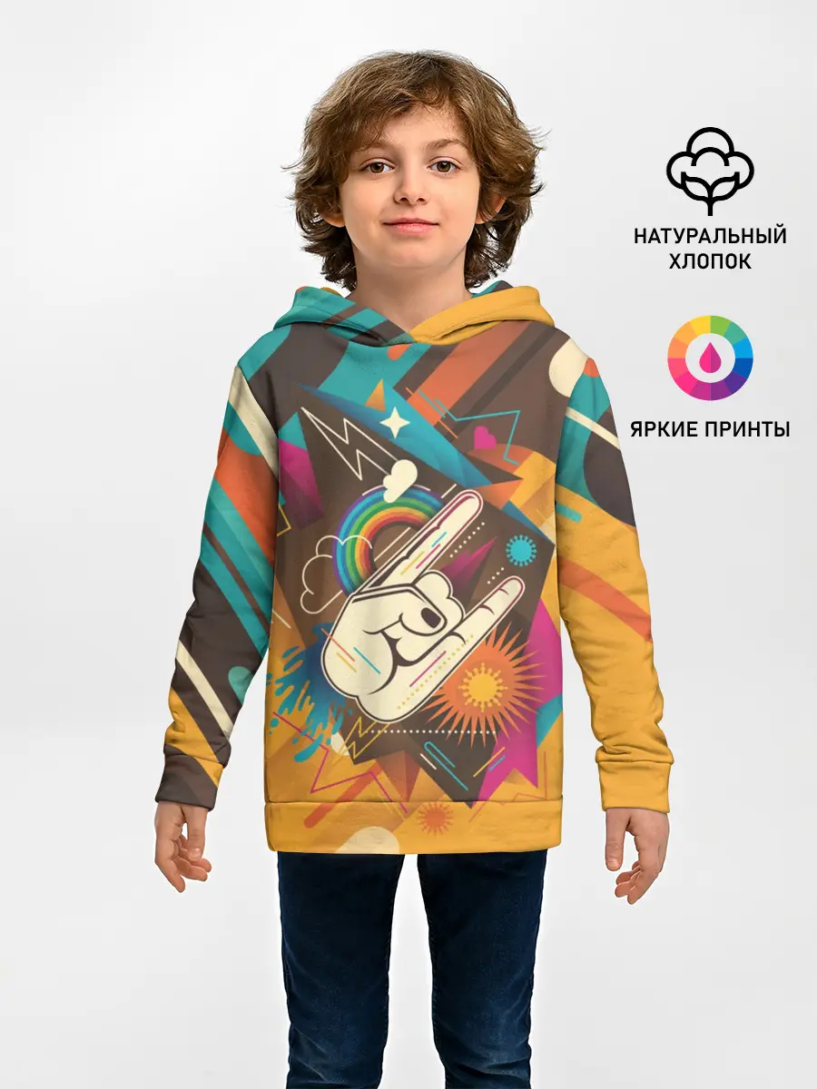 Детское худи / Распальцовка music