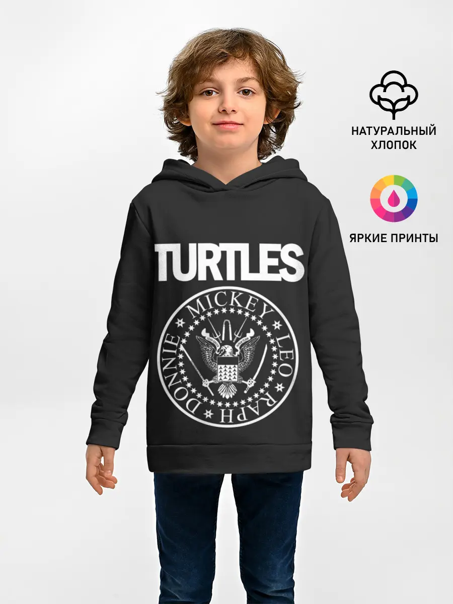 Детское худи / Ramones x TMNT