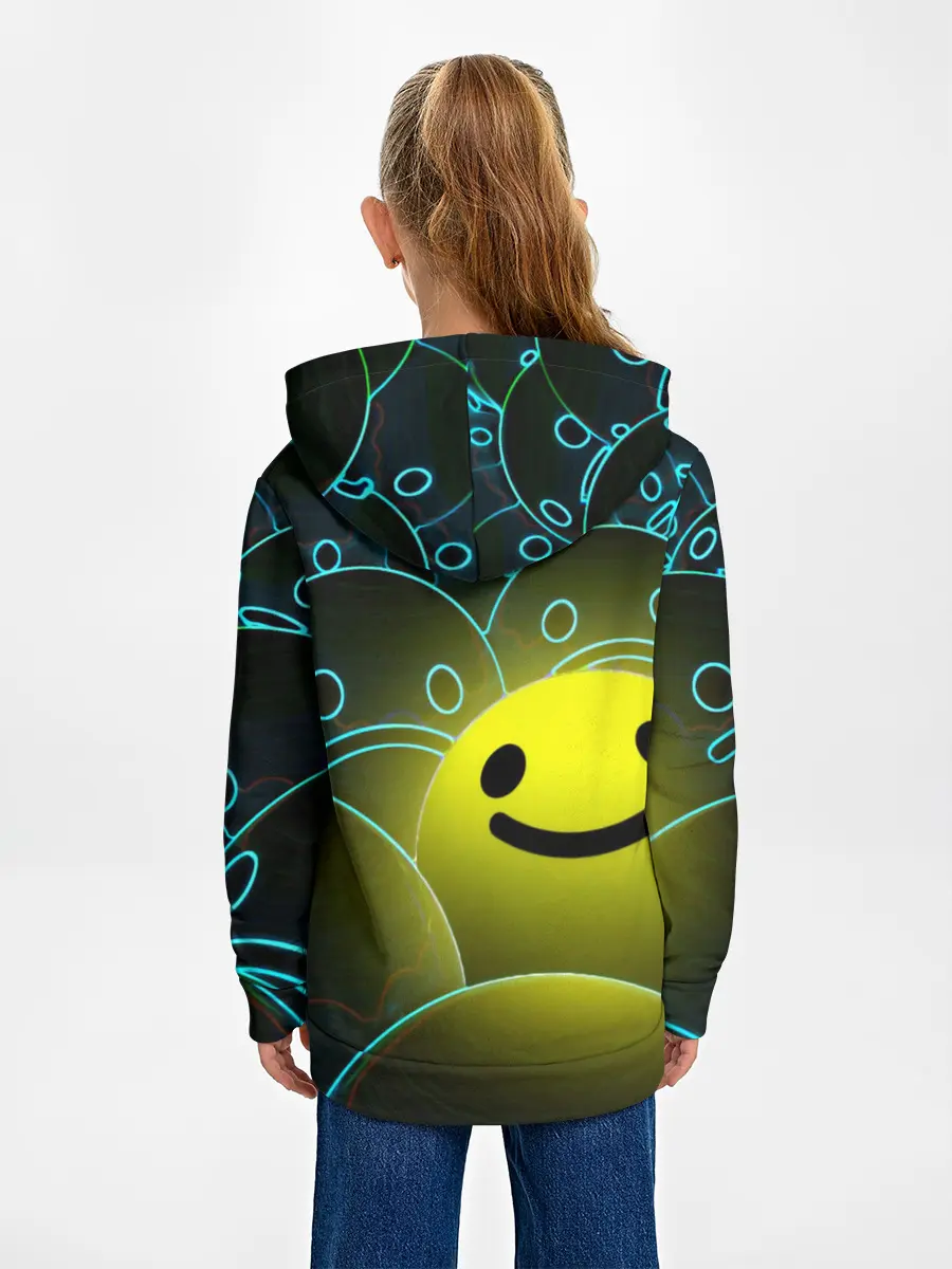 Детское худи / НЕОНОВЫЕ СМАЙЛЫ