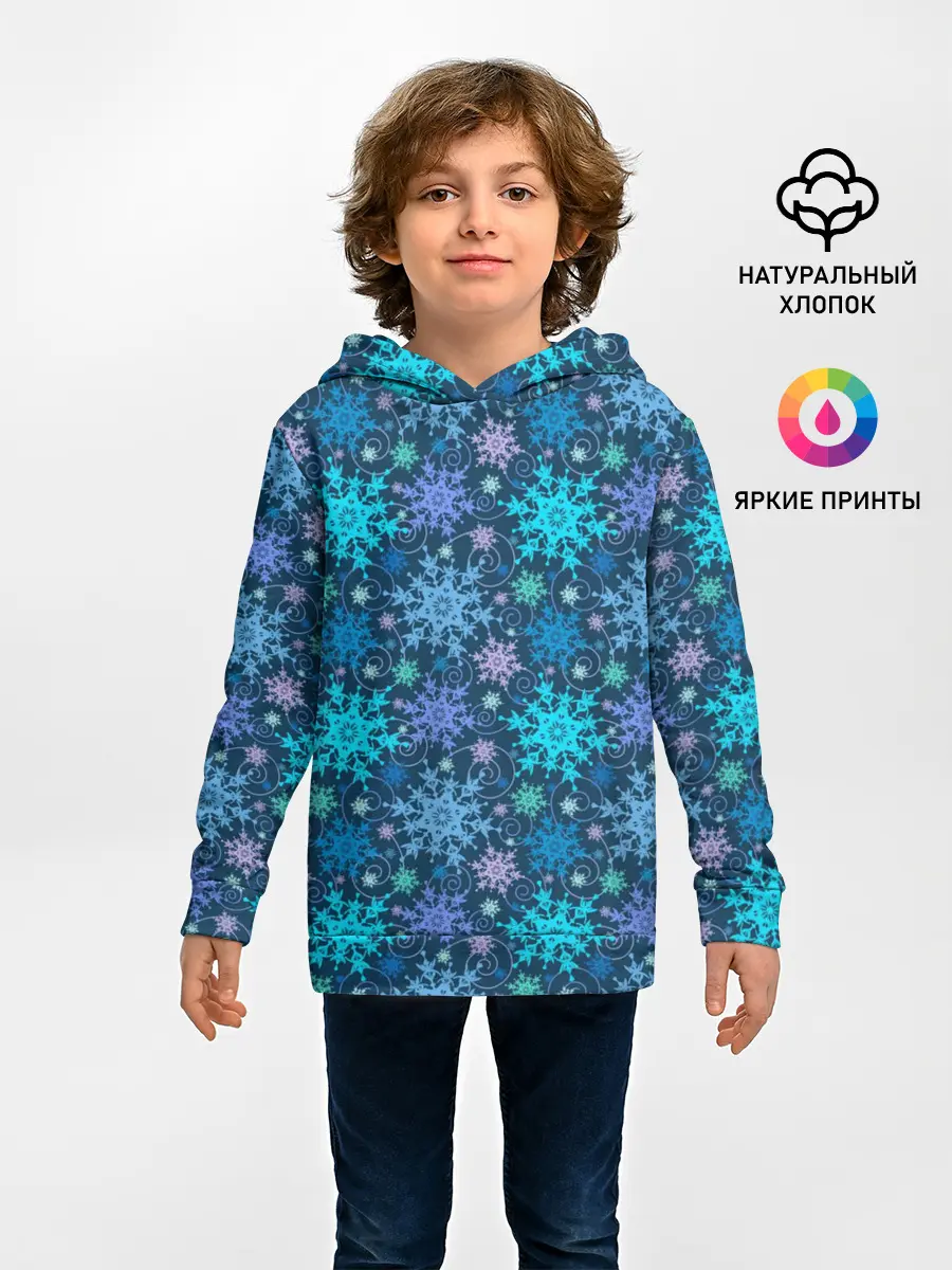 Детское худи / Новогодние Узоры